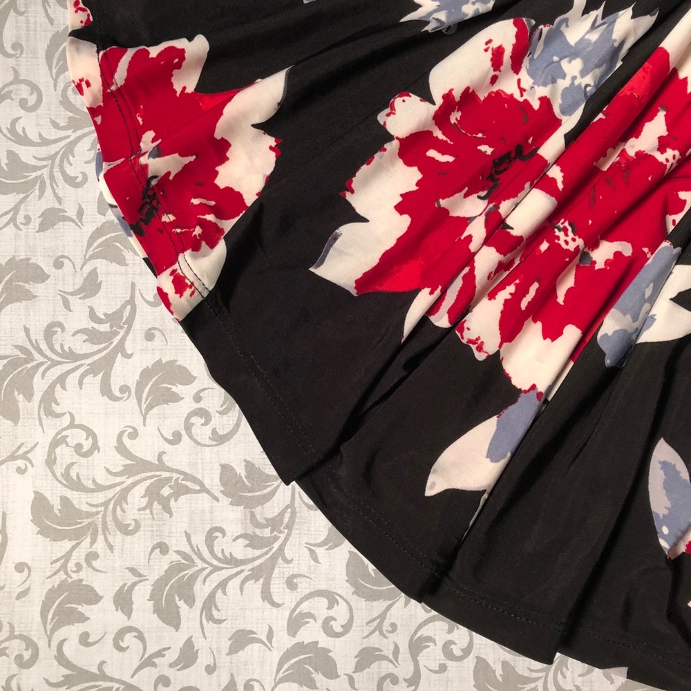 Abstract Floral Dress